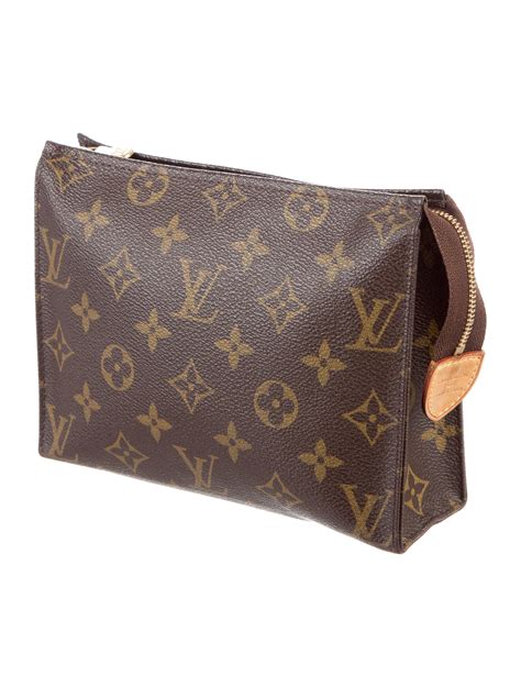 Louis Vuitton Toiletry Pouch 19 Monogram Brown.